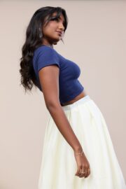 Crew Neck crop Top - Image 3